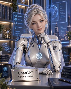 参考效果：AI Self-Portrait with Version Tag