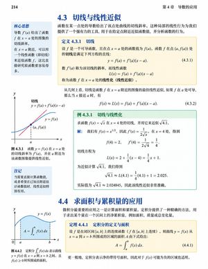参考效果：微积分教材页面重绘
