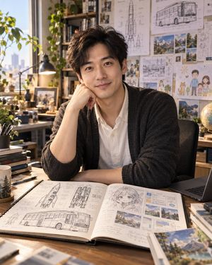 参考效果：AI 身份人类镜像肖像