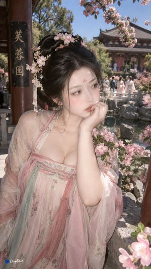 参考效果：古风美人角色创建游戏