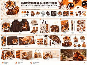 参考效果：基于 Logo 自动生成品牌周边设计