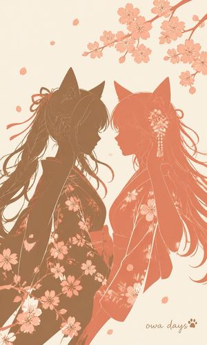 参考效果：剪影阴影插画