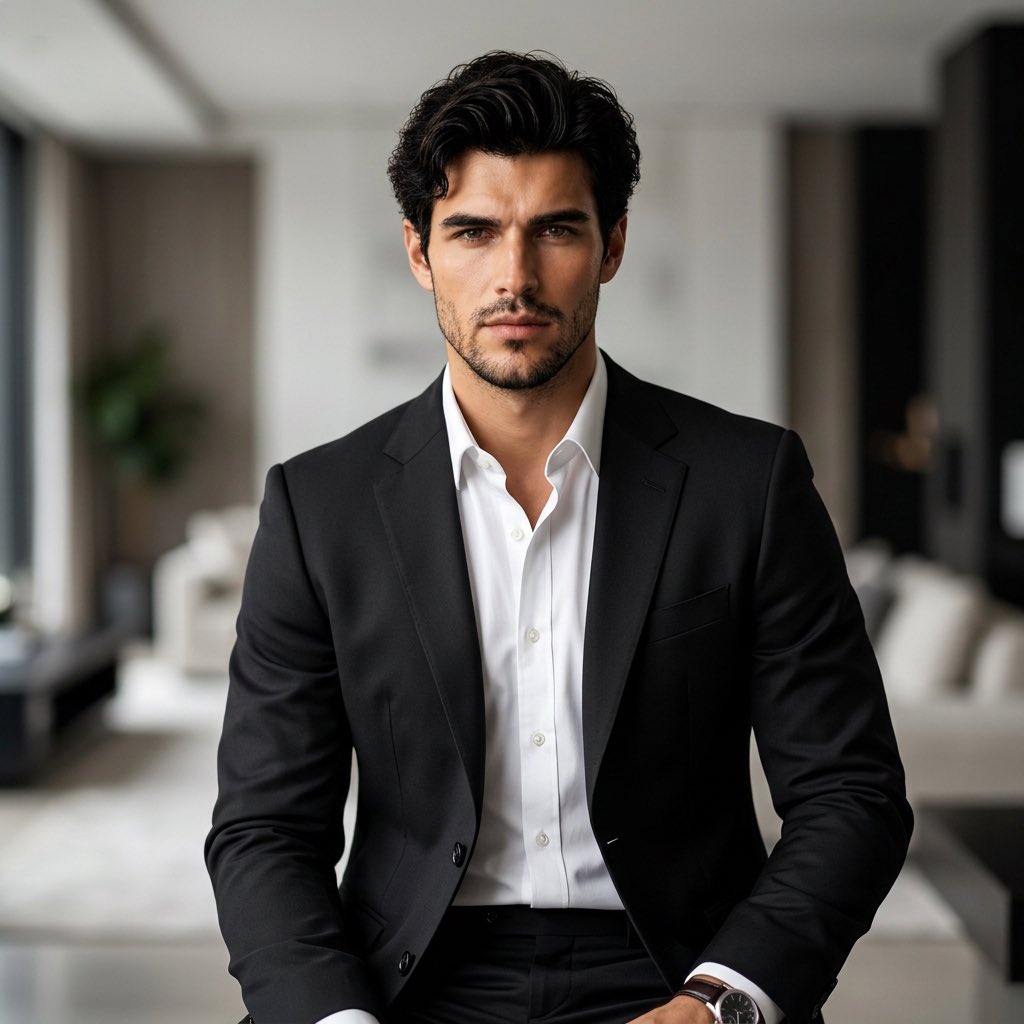 Premium Formal Wear Portrait with Identity Preservation — result 3