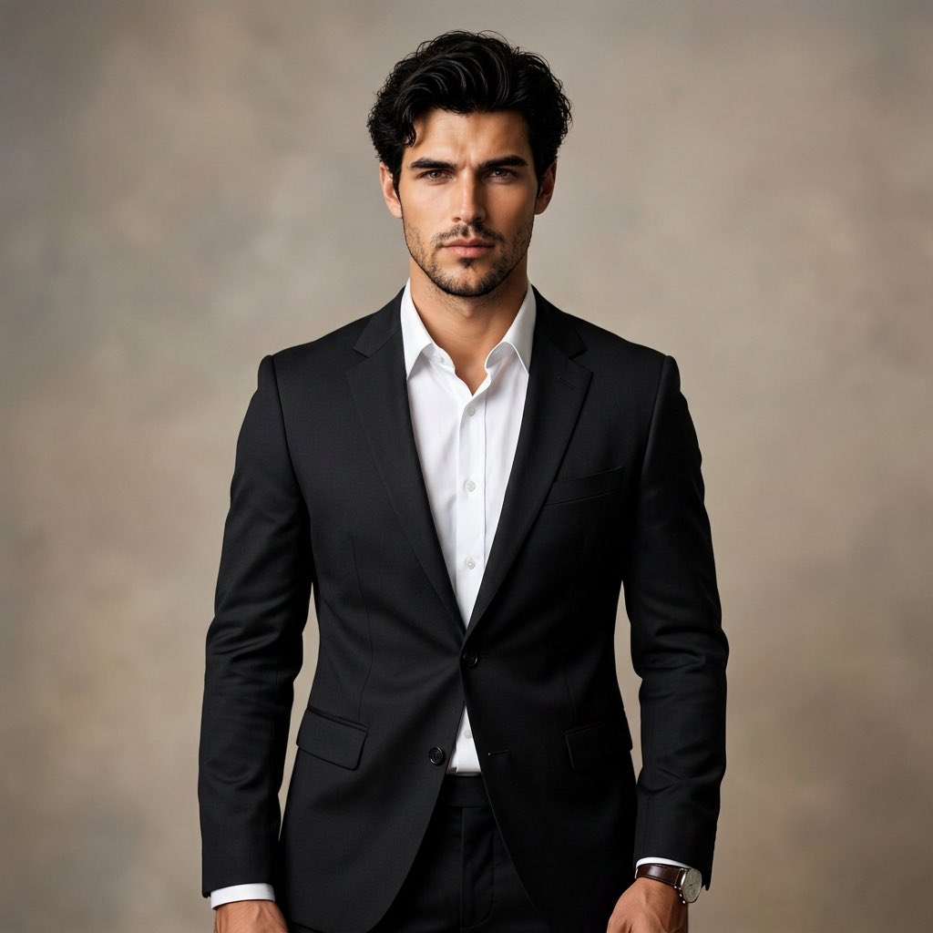 Premium Formal Wear Portrait with Identity Preservation — result 4