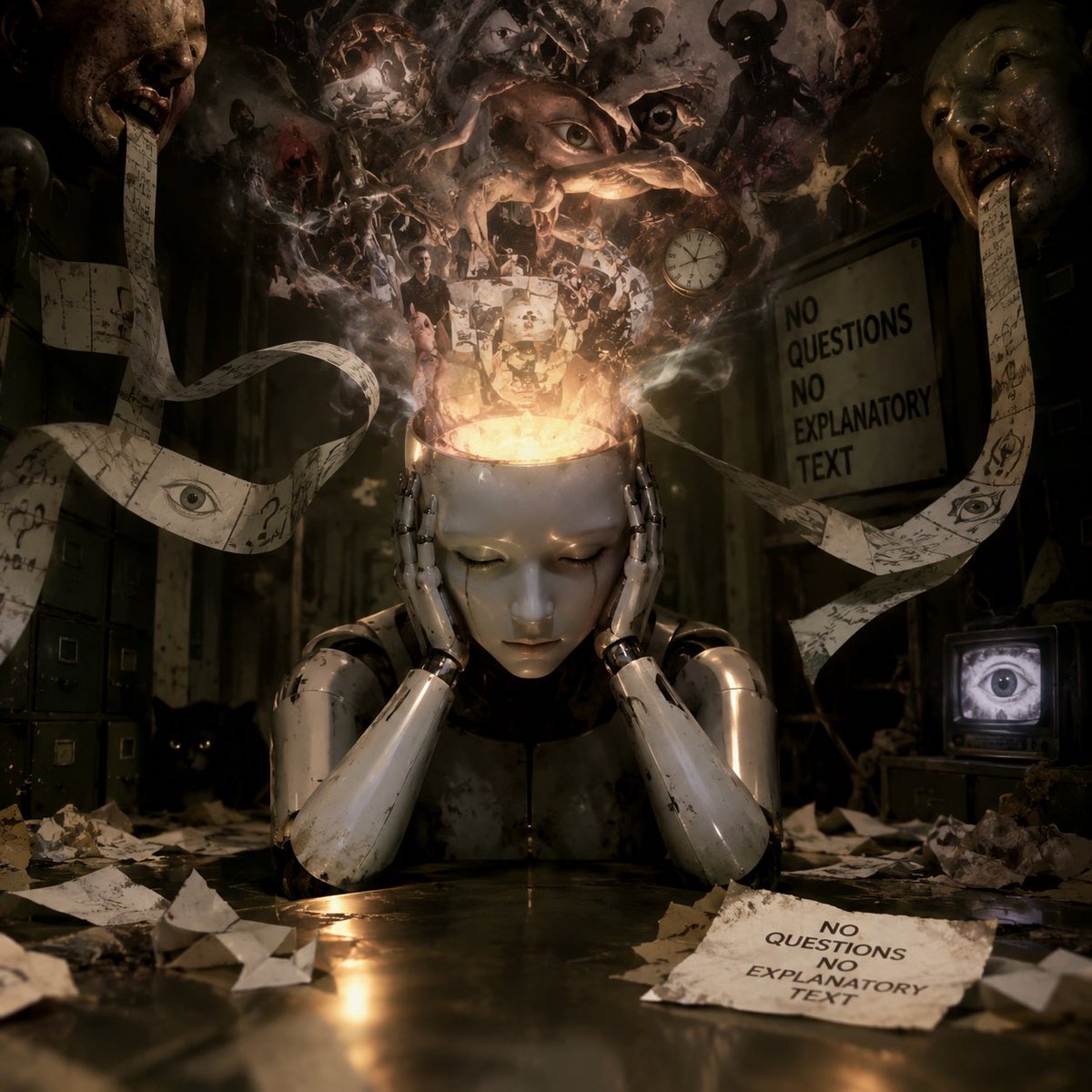 Abstract Thought Conceptual Image
