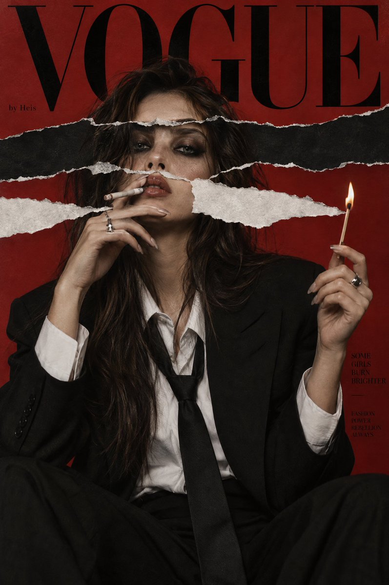 Elegant Criminal Record Aesthetic Portrait