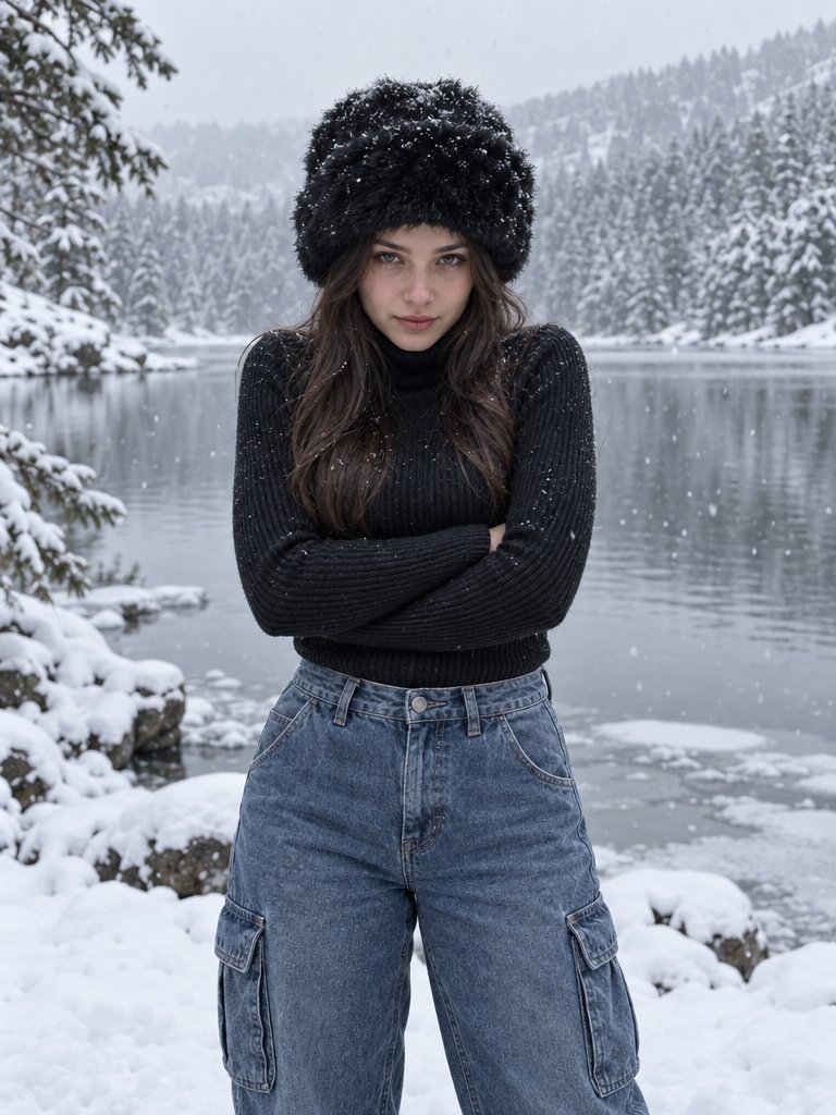 Snowy Winter Forest Portrait