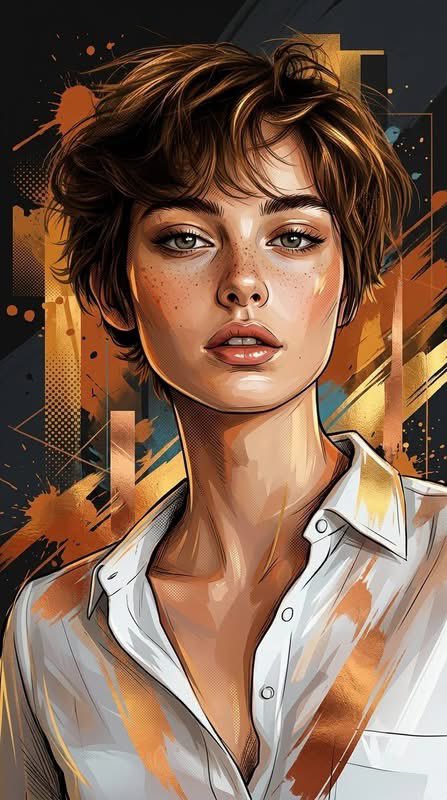 Mixed-Media Digital Illustration Style 2