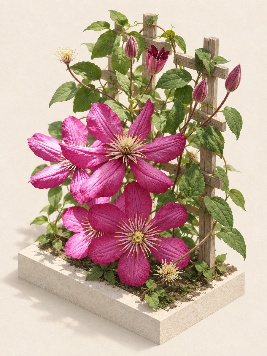 Editorial Clematis Garden Diorama — result 2