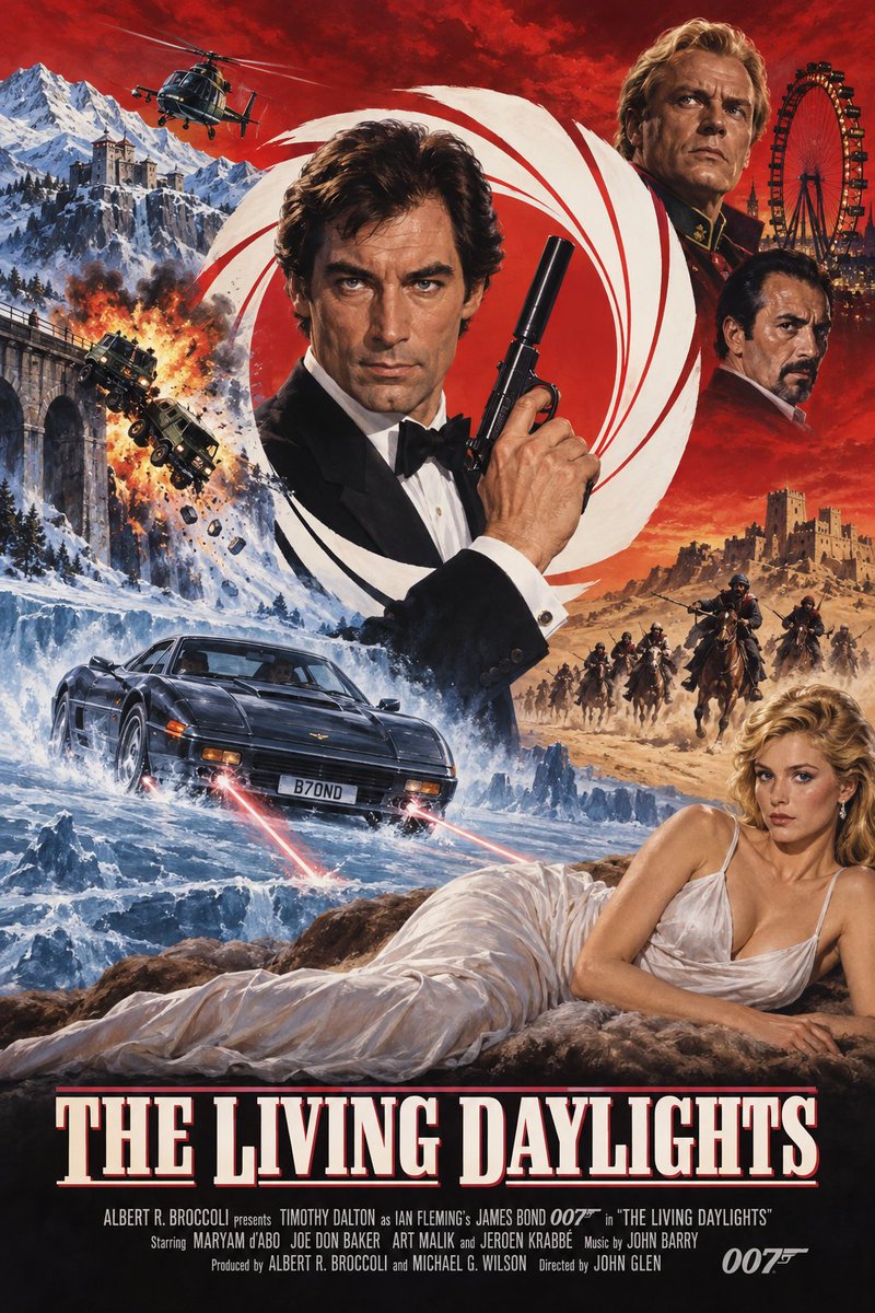 Modernized James Bond Poster
