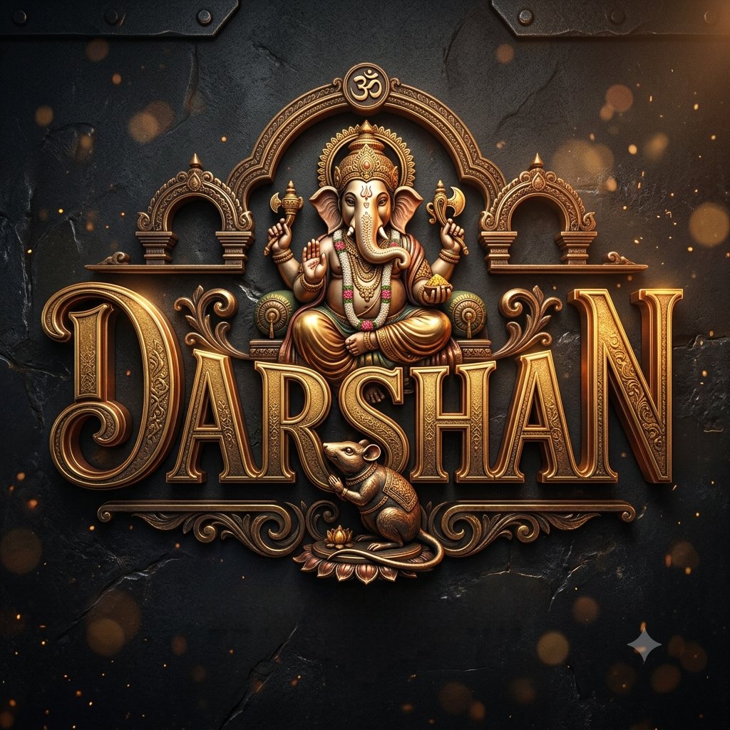 Ganesh Chaturthi 3D Logo — result 2