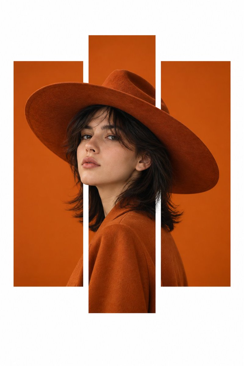 Minimalist Fashion Editorial Poster Prompt