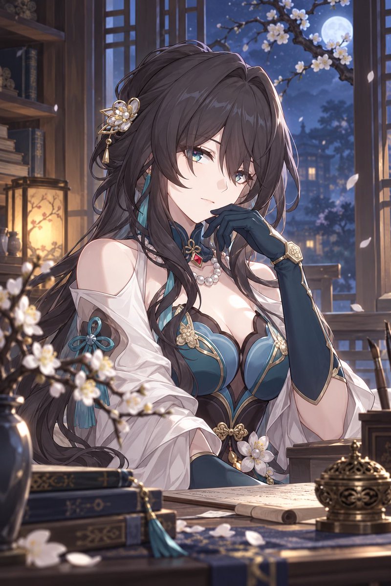 Ruan Mei Scholarly Portrait
