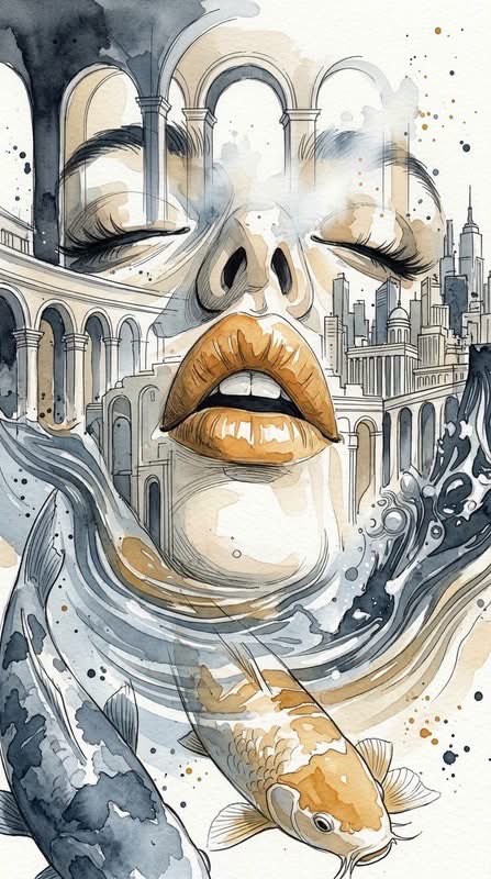 Architectural Watercolor Painting Prompt — result 2