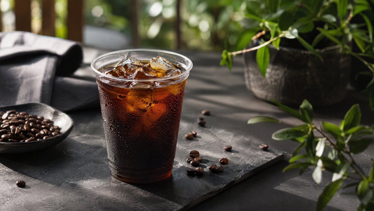 Iced Coffee Ad Photo Transformation