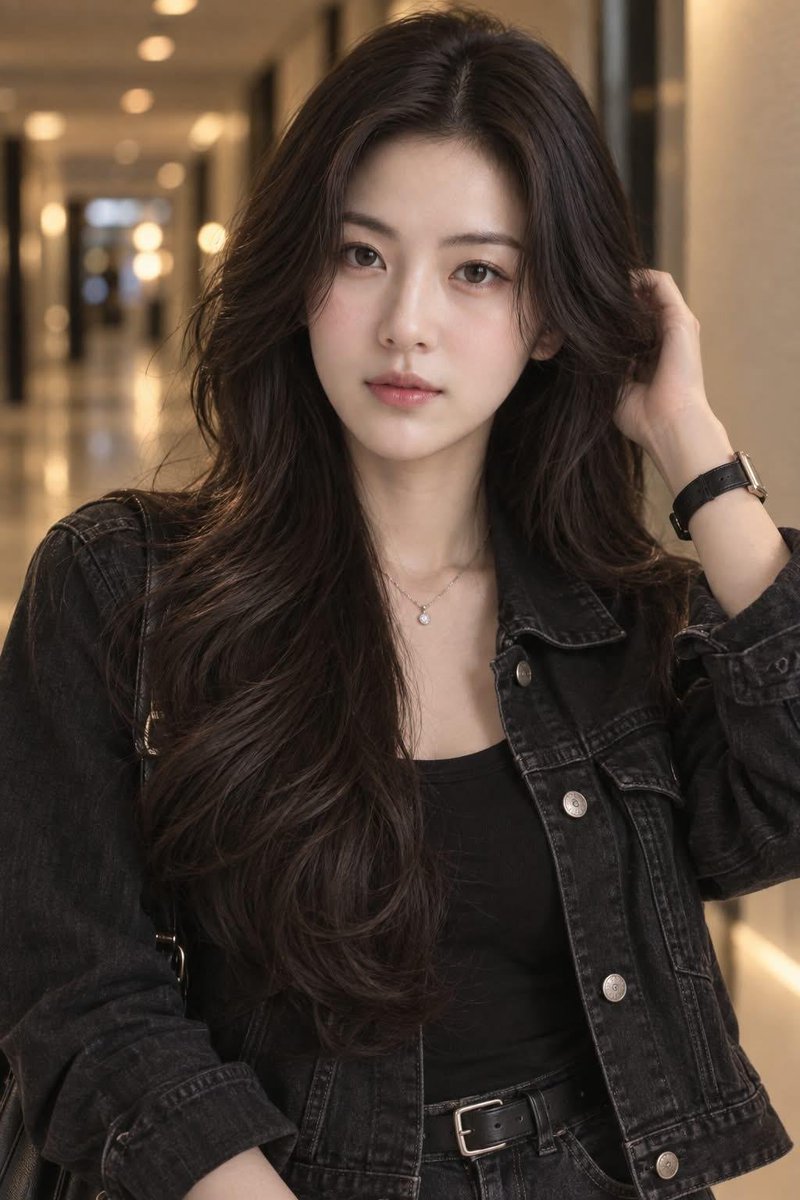 Profile / Avatar - Cinematic Denim Jacket Portrait - Image 1