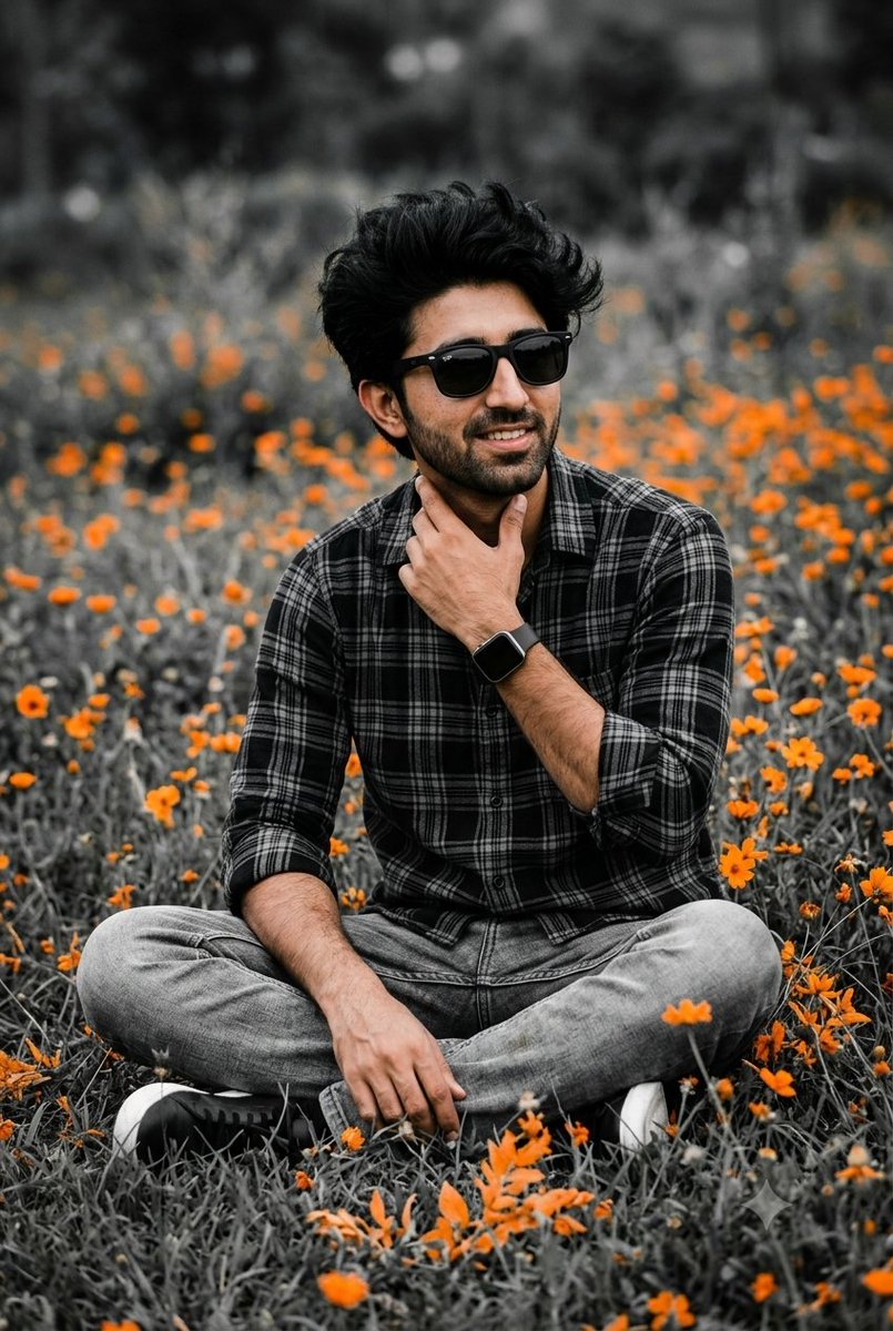 South Asian Man in Field