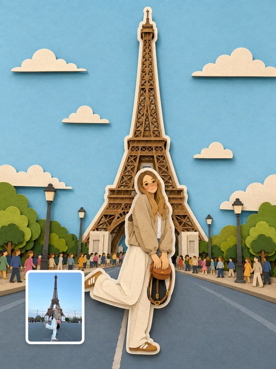 Social Media Post - Paper Cutout Illustration Prompt for GPT Image 2 - Image 2