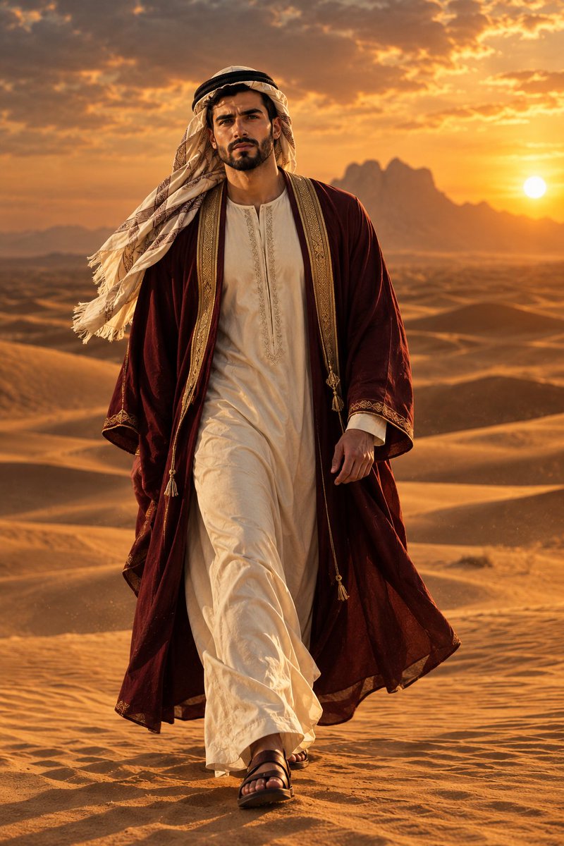 Social Media Post - Cinematic Desert Portrait Prompt for GPT Image 2 - Image 1