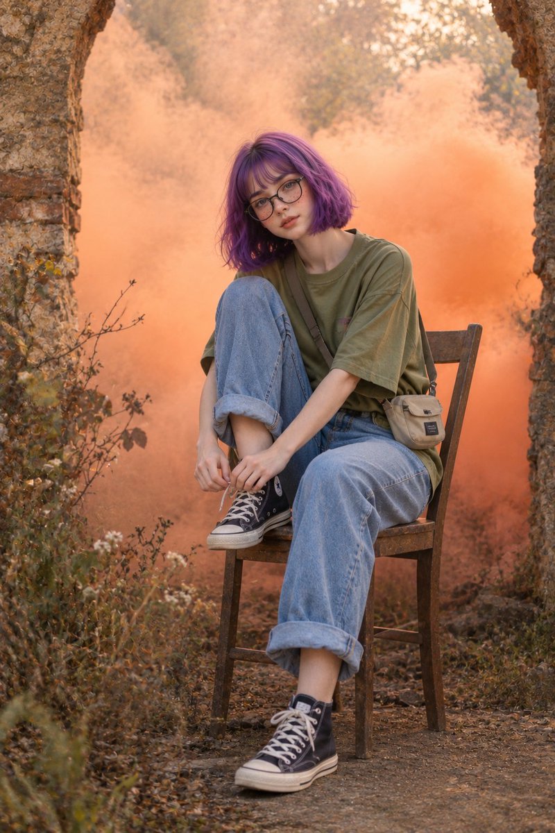 Profile / Avatar - Hyper-Realistic Cinematic Portrait with Smoke - Image 1