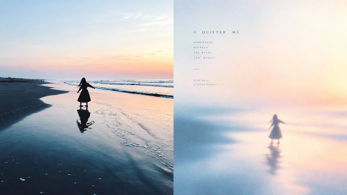 Social Media Post - Soft-Focus Diptych of a Quiet Writing Moment - Image 3