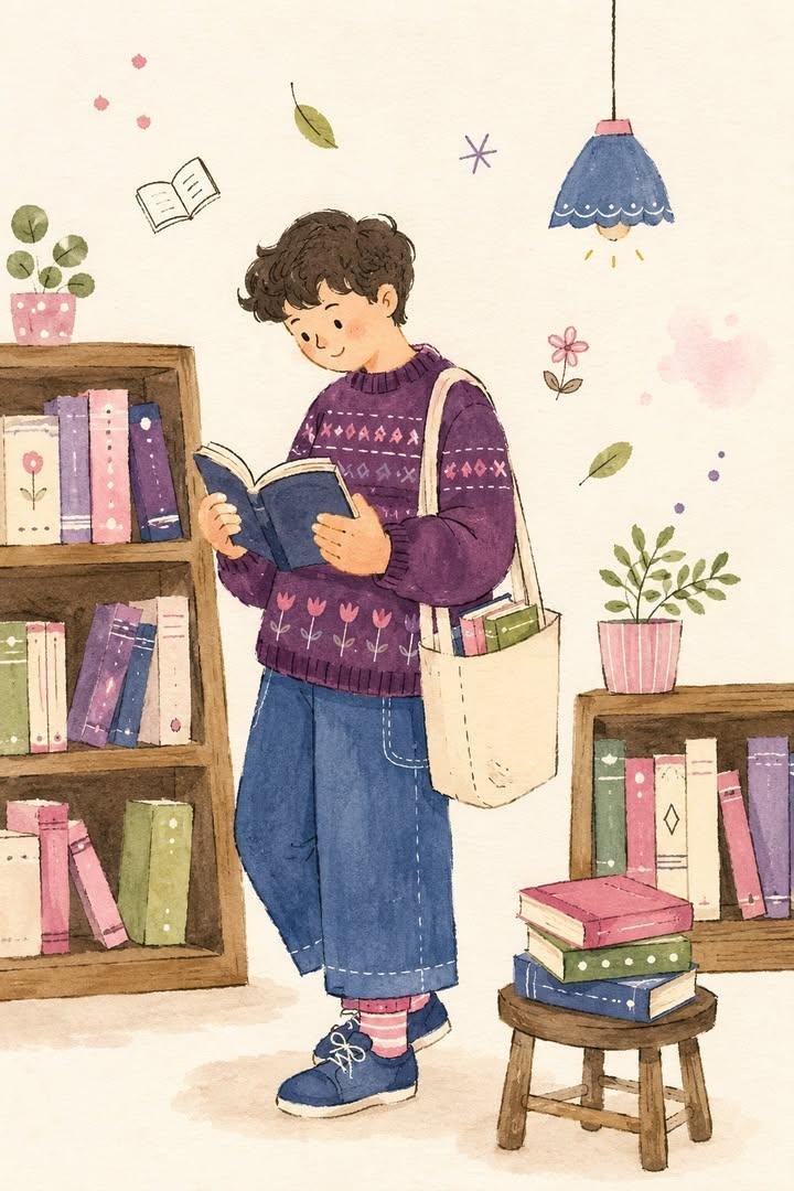 Infographic / Edu Visual - Folk Art Cafe Study Illustration Prompt - Image 2