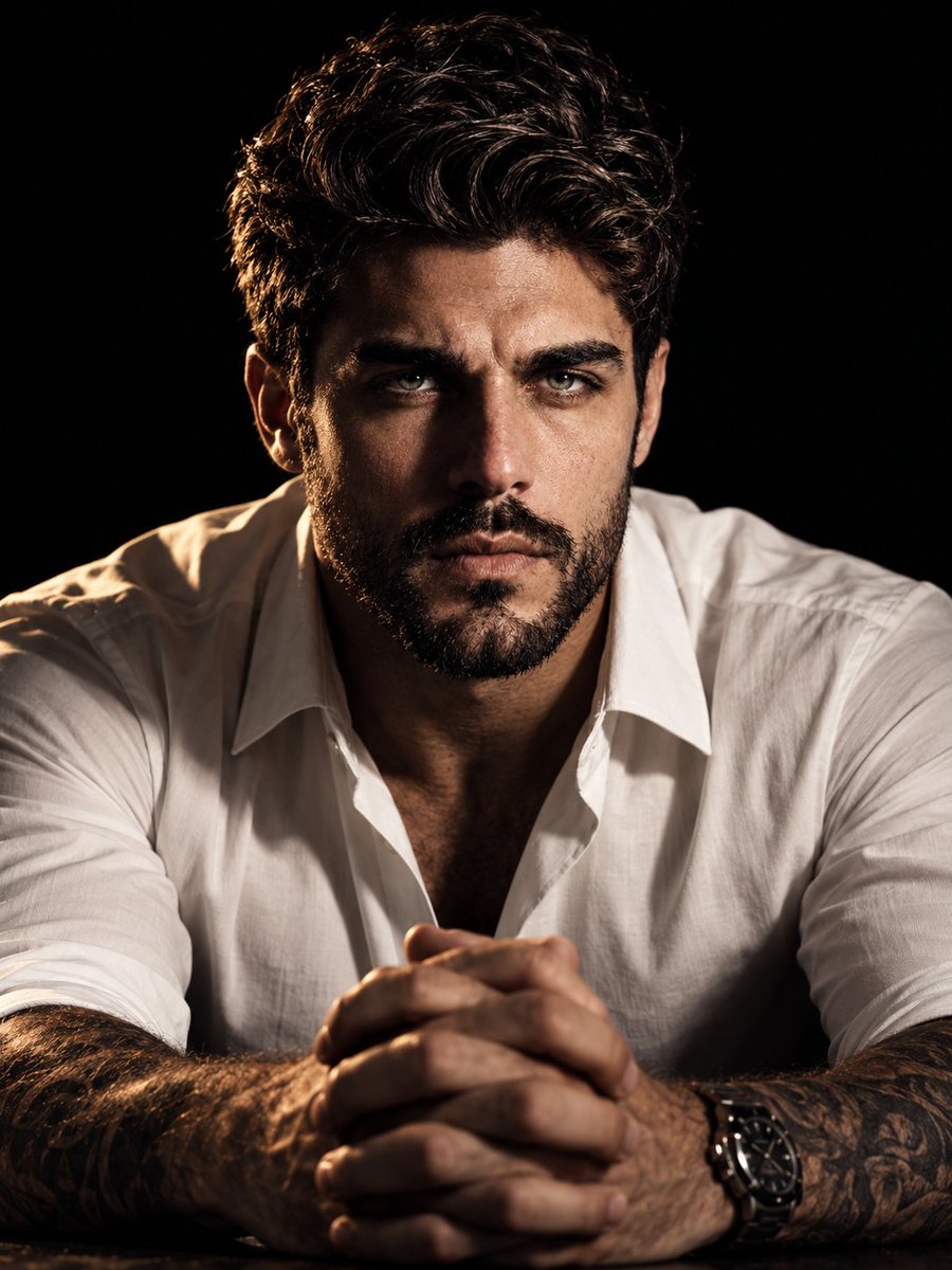 Social Media Post - Cinematic Studio Portrait Prompt - Image 1