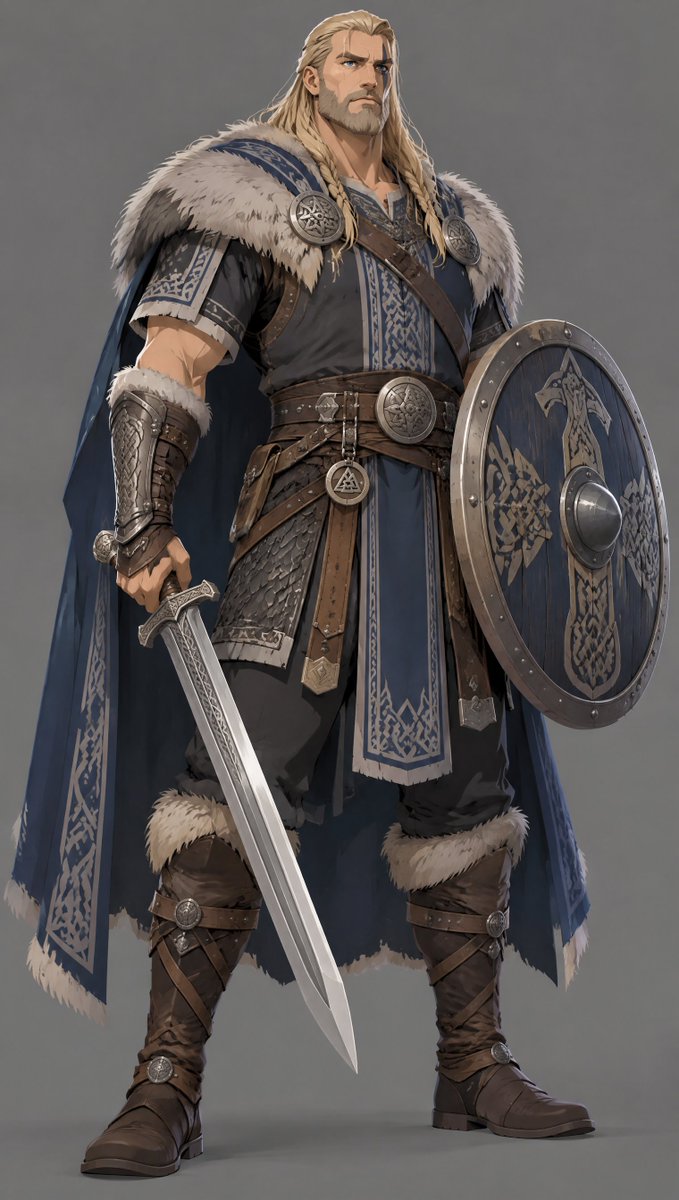 Norse God Tyr Character Concept