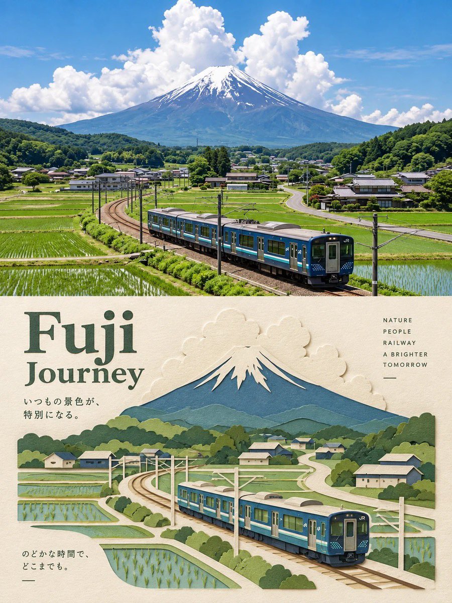 Social Media Post - Split-Panel Travel Poster Prompt for GPT Image 2 - Image 1