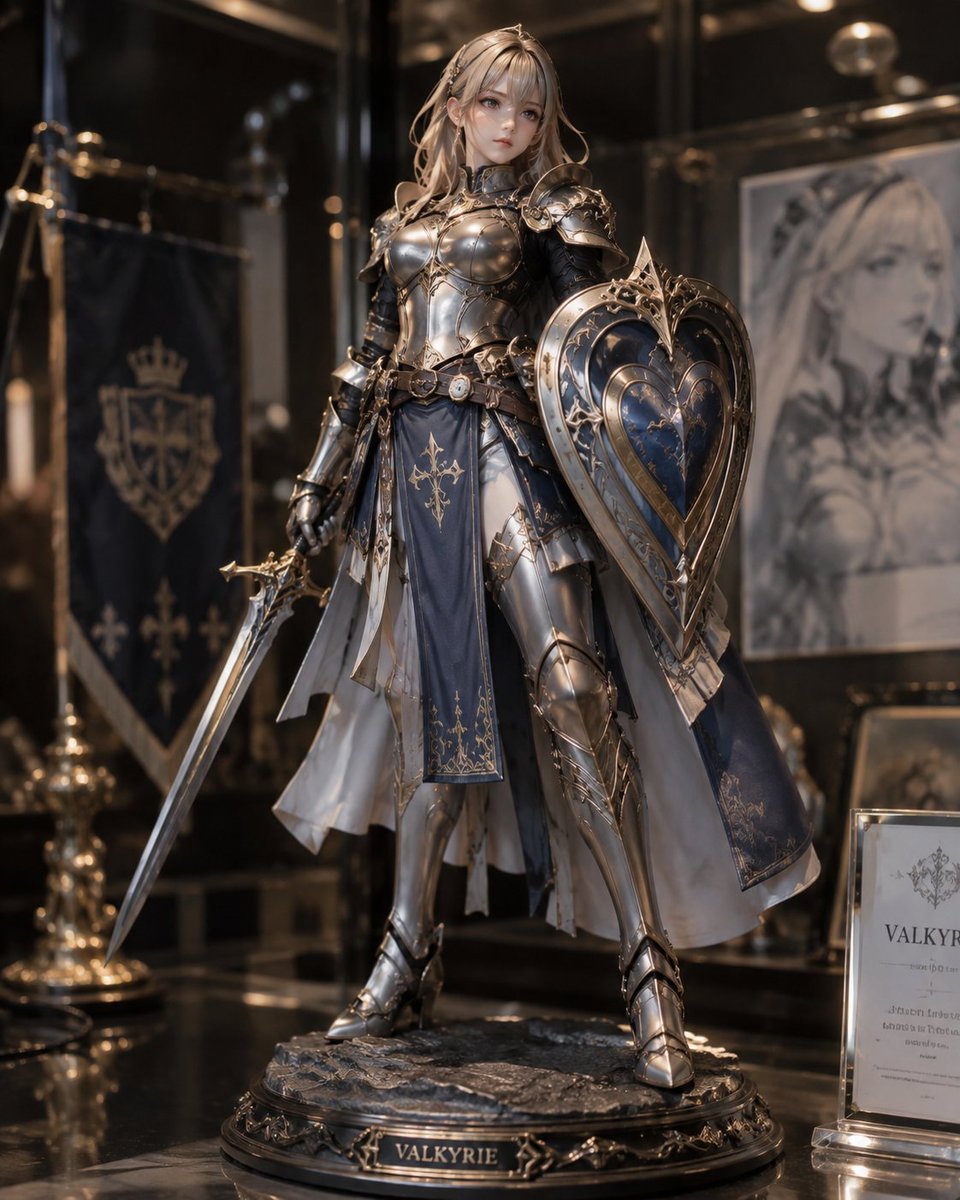 Premium Female Knight Figure