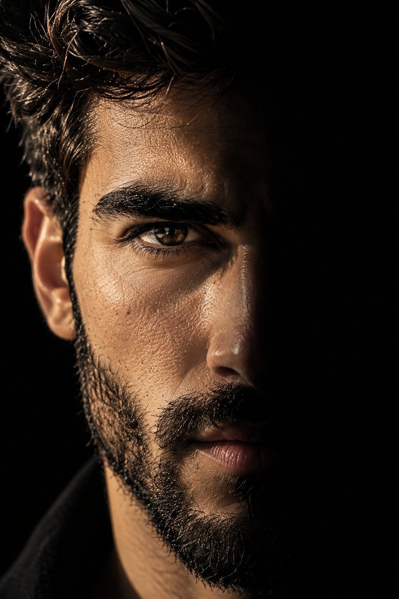 Product Marketing - Luxury Perfume Chiaroscuro Portrait - Image 1