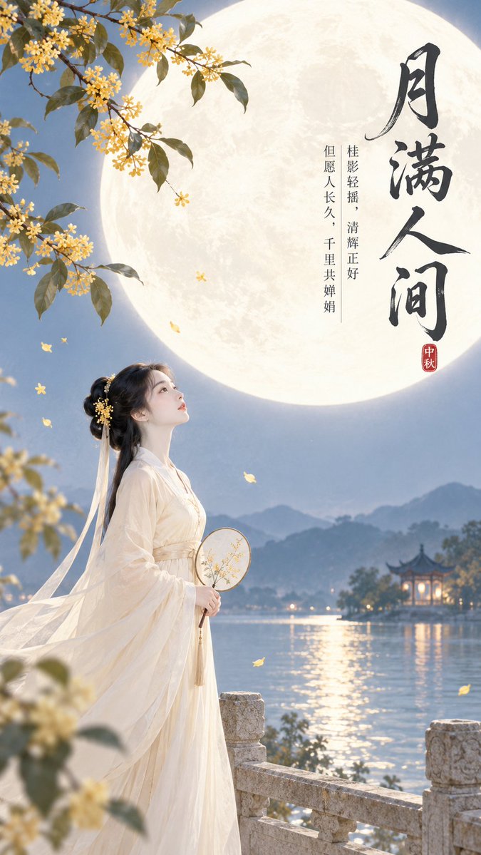 Mid-Autumn Festival Minimalist Poster