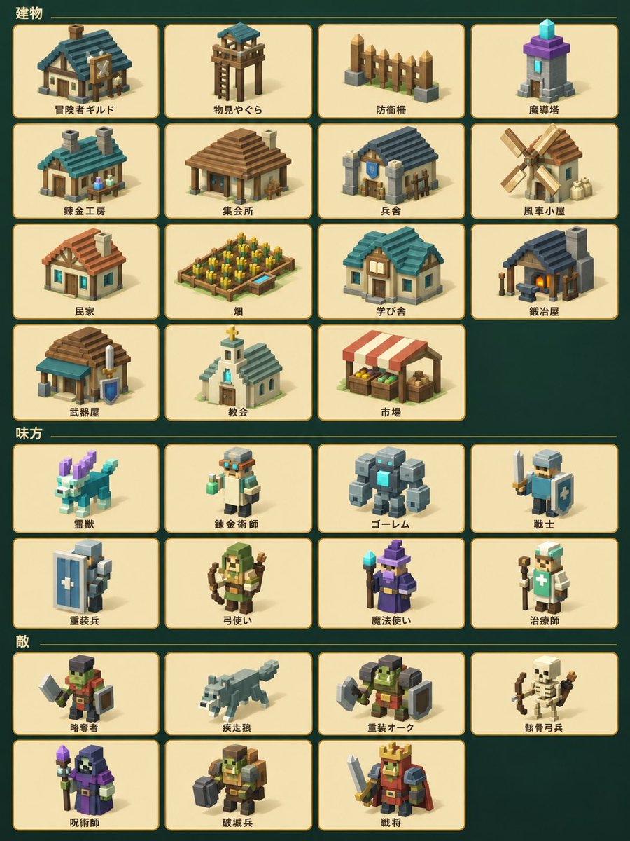 Game Asset - High-Quality Voxel Game Asset Sheet - Image 1