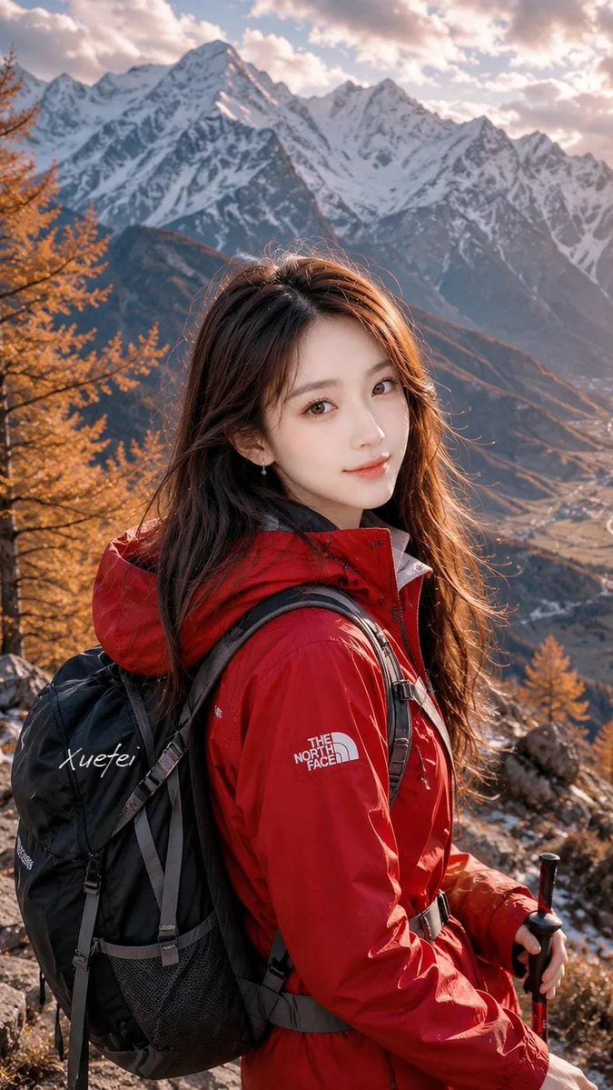 Profile / Avatar - Hiker in Red Jacket - Image 1