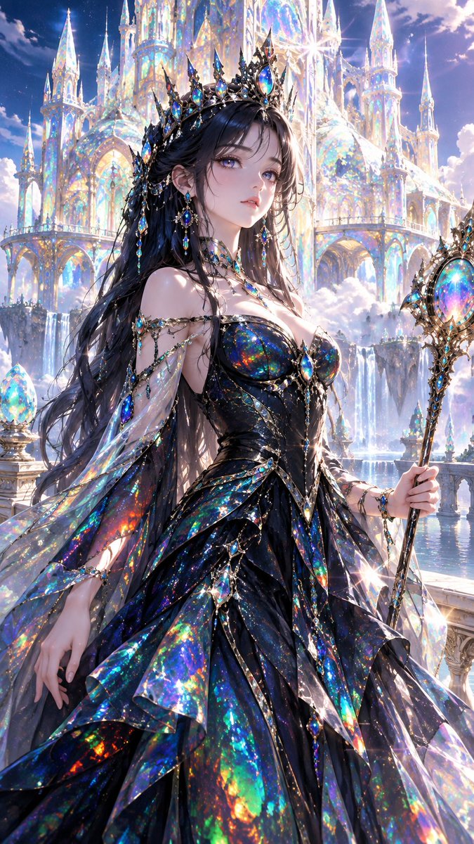 Шаблон платья Opal Queen для GPT Image 2.5