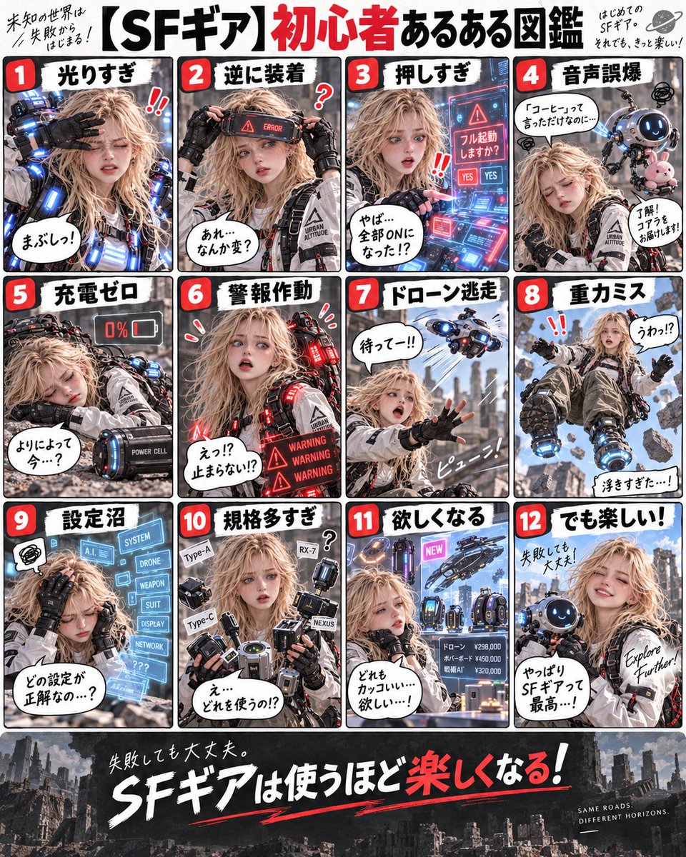 Инфографика для начинающих: SF Gear