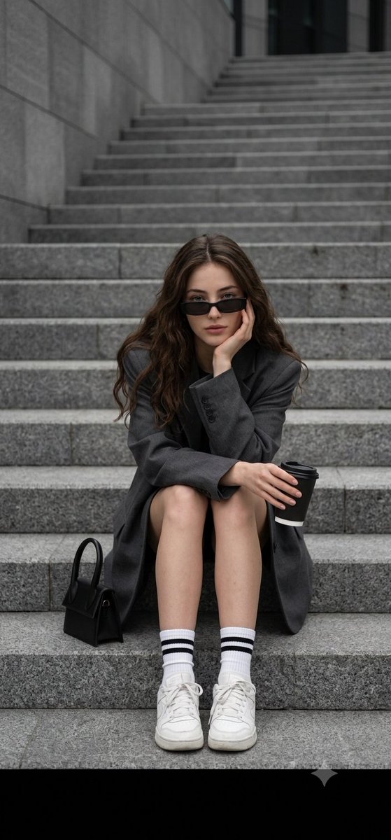 Social Media Post - Street Style Fashion Portrait Prompt - Image 1