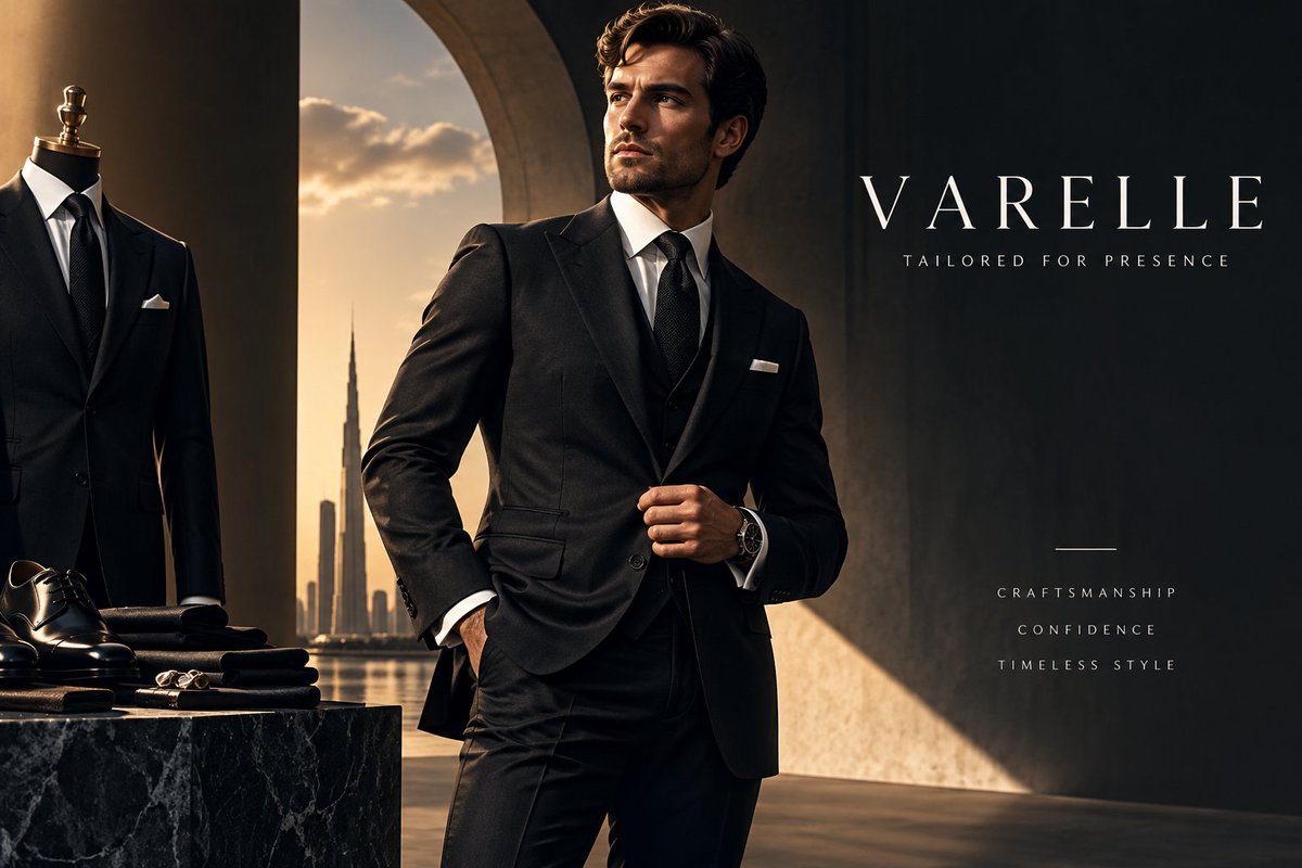 Product Marketing - Luxury Suit Fashion Editorial Prompt - Image 1