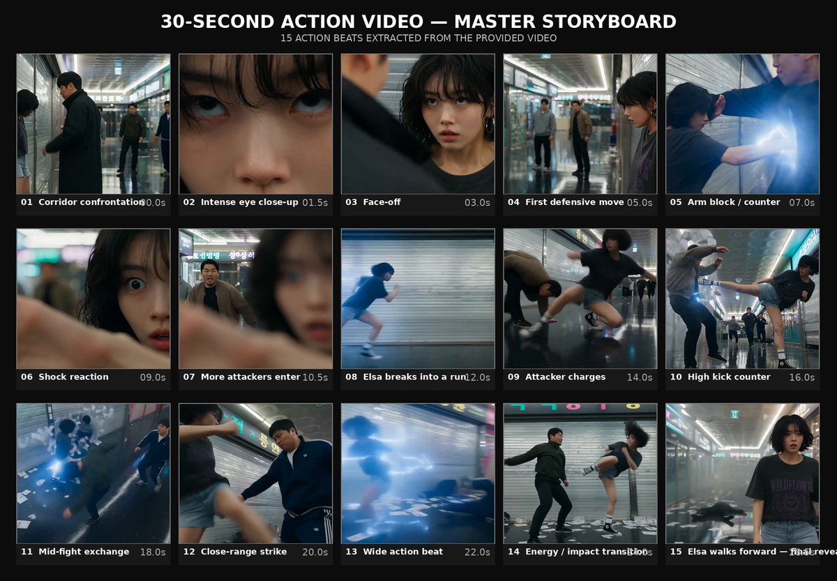 Subway Action Sequence Script
