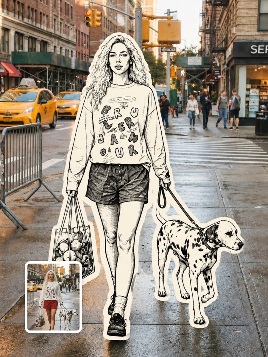 Social Media Post - GPT Image 2 Doodle Sticker Transformation Prompt - Image 2