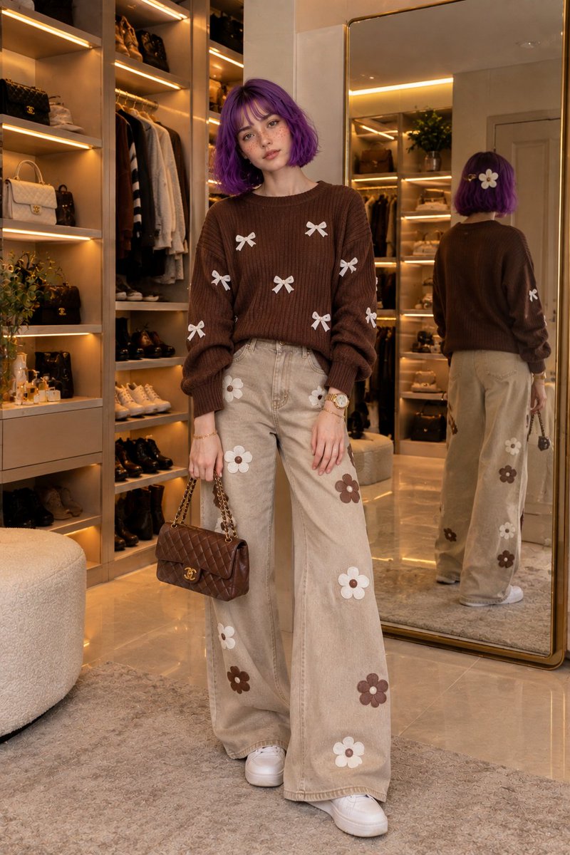 Product Marketing - Luxury Fashion Closet Portrait with Reference - Image 1