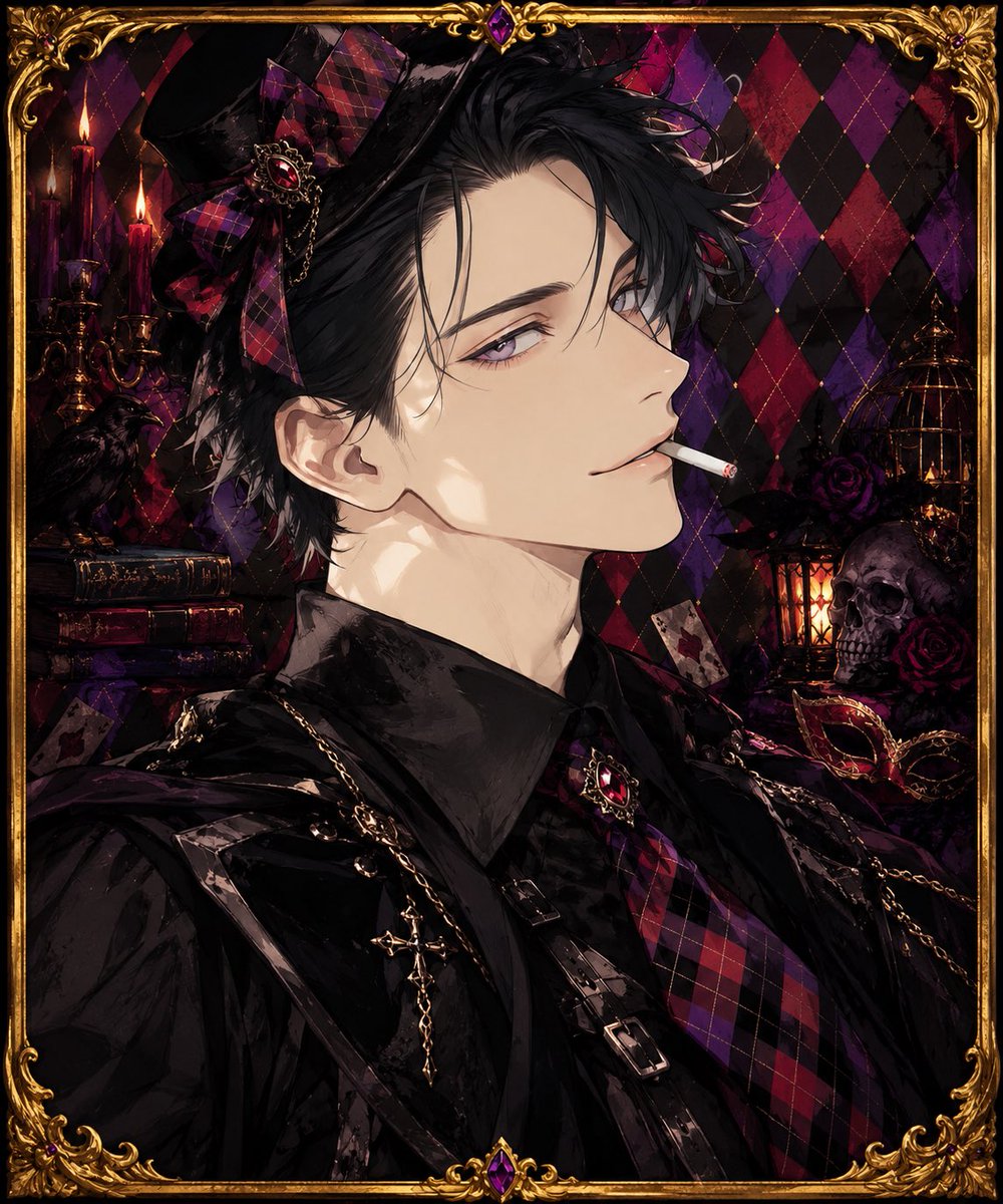 Profile / Avatar - Gothic Anime Portrait - Image 1