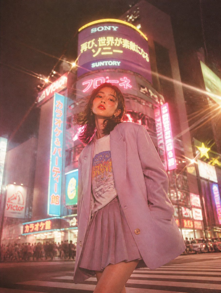 Social Media Post - Tokyo Night Neon Dream Prompt - Image 1