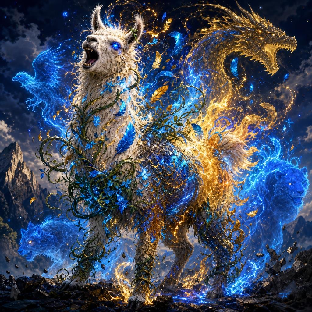 YouTube Thumbnail - GPT Image 2 Prompt for Magical Llama Transformation 2