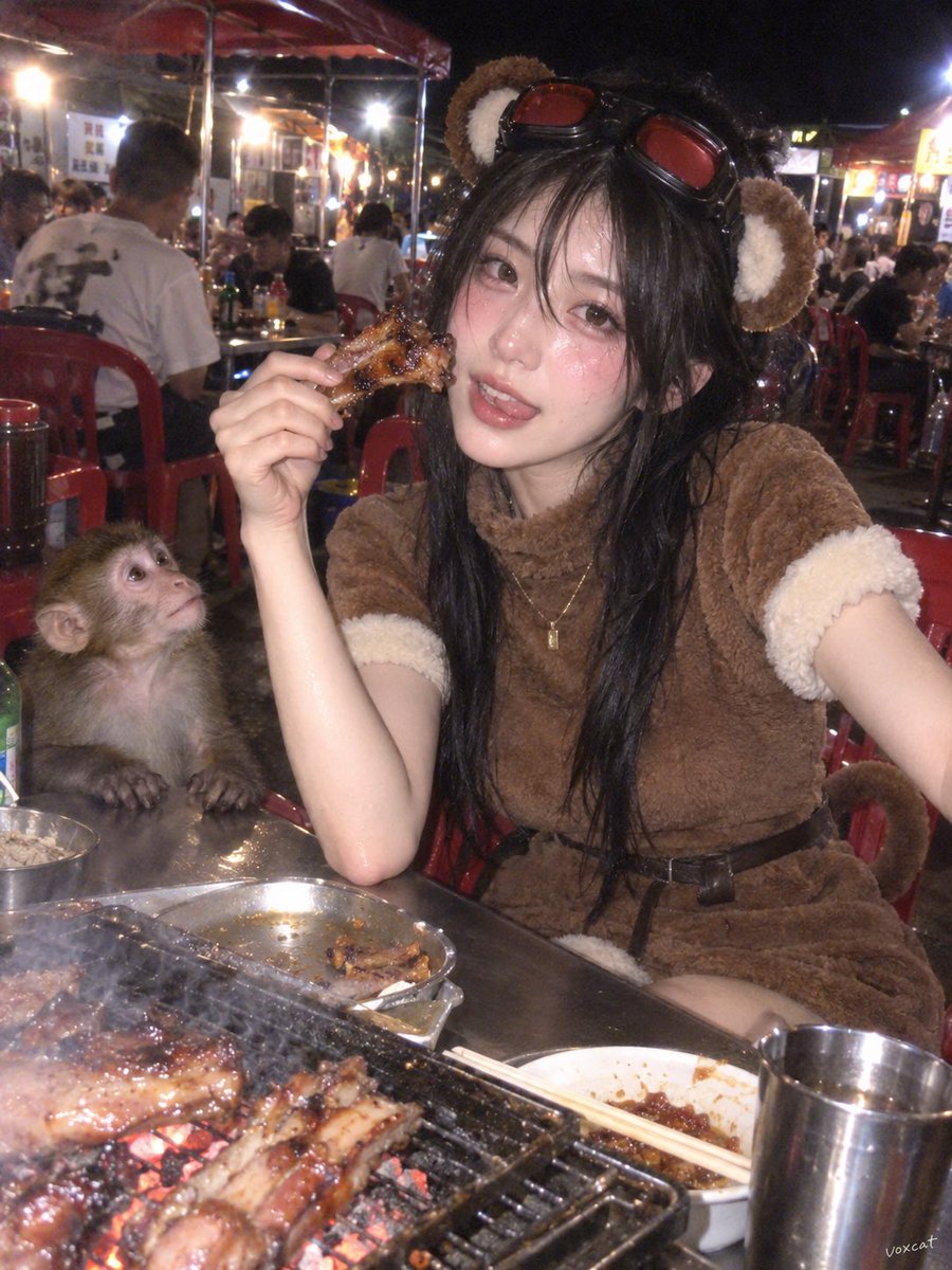 Social Media Post - Monkey Cosplay BBQ Night Selfie - Image 3