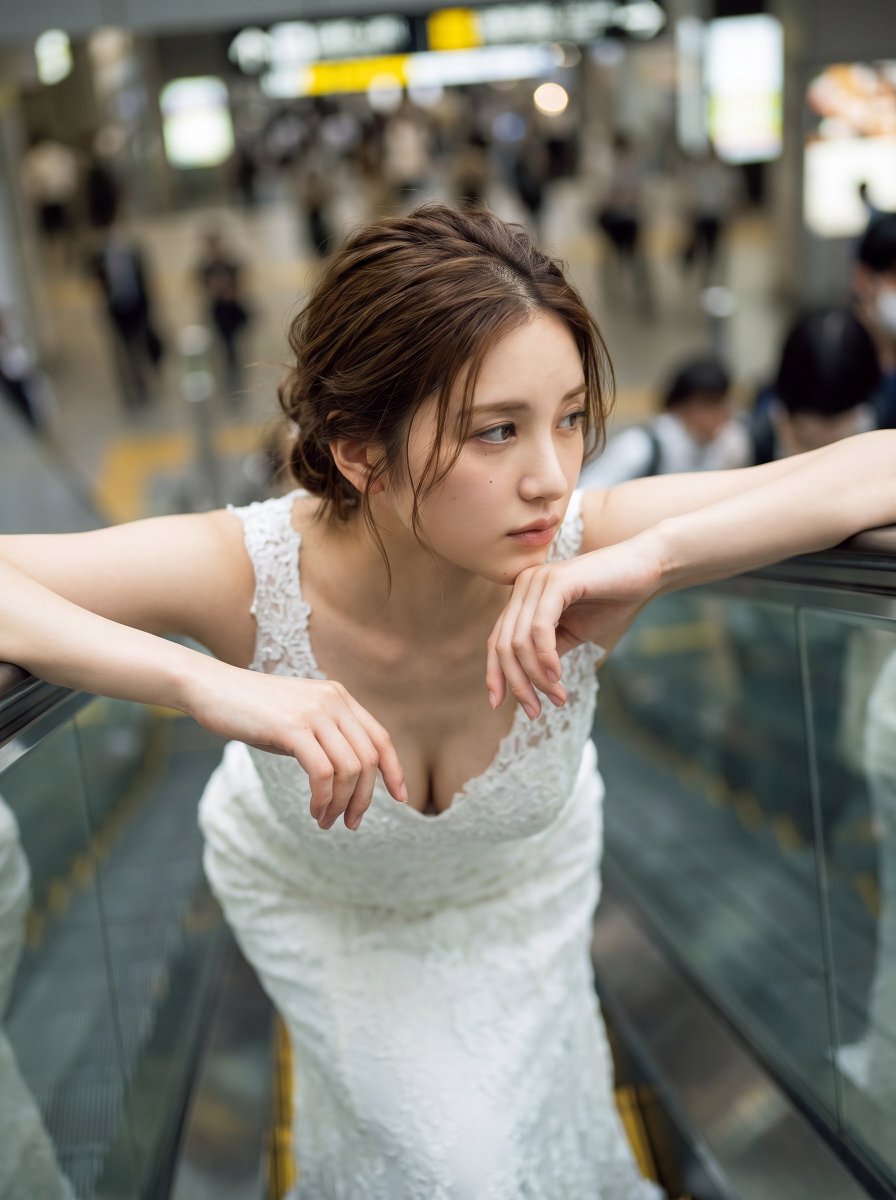 Profile / Avatar - Escalator Dreaming Bride in Osaka Station - Image 1