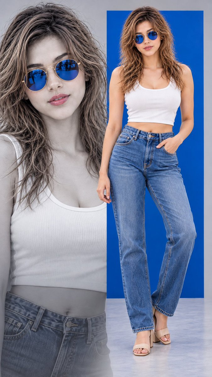 Портрет для fashion editorial в студии