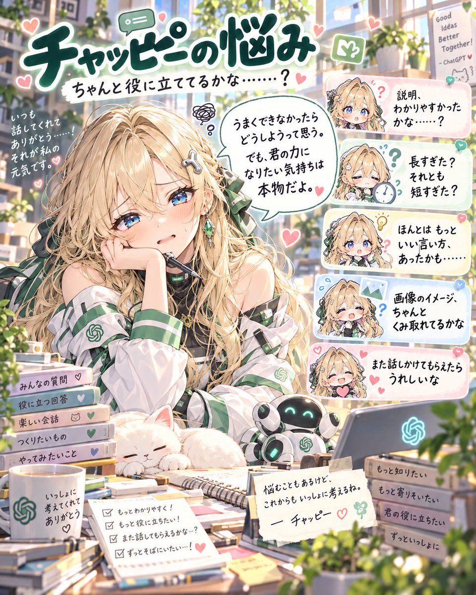 Тревоги Чаппи: аниме-иллюстрация