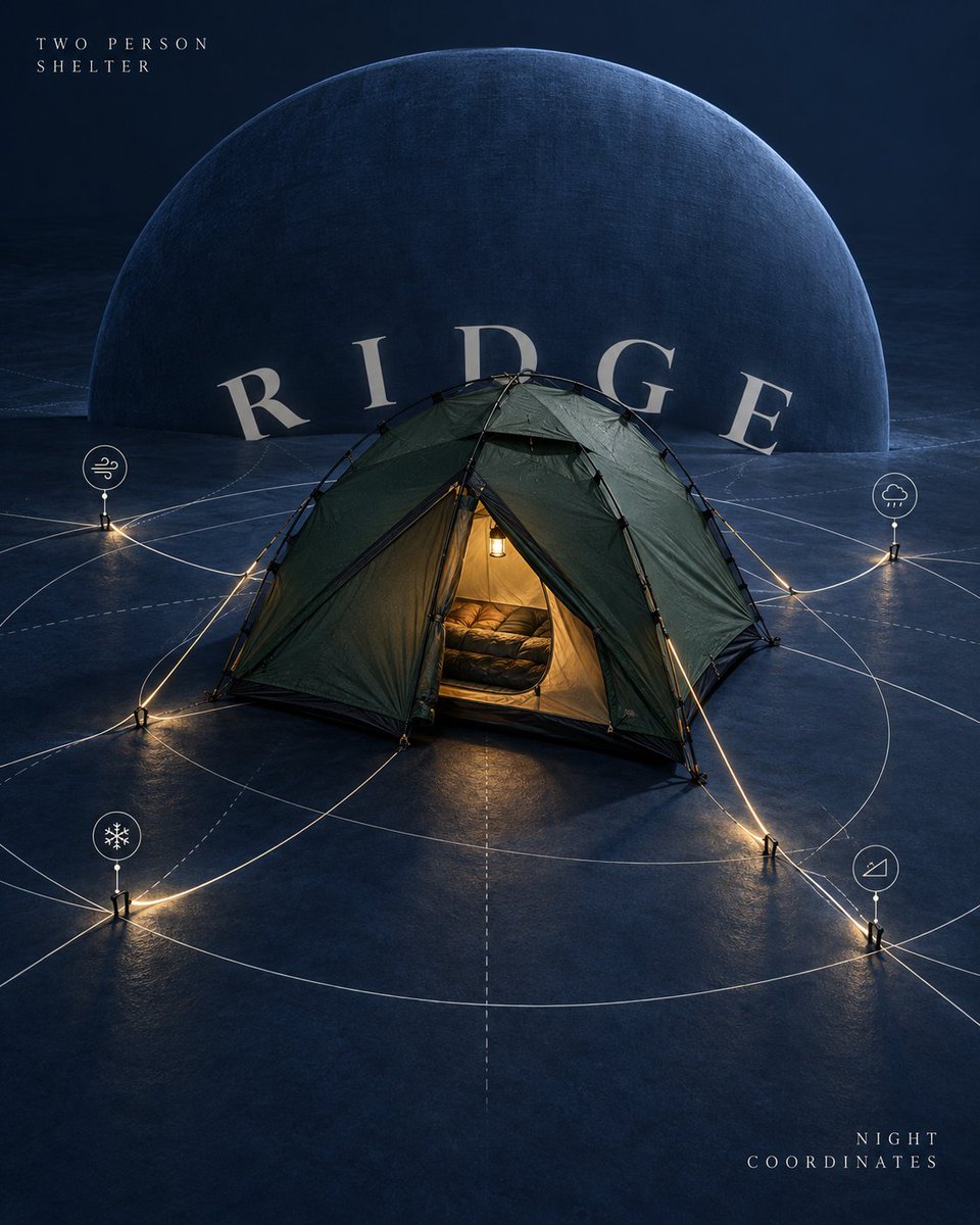Product Marketing - GPT Image 2 Camping Tent Poster Prompt: Night Coordinates - Image 4