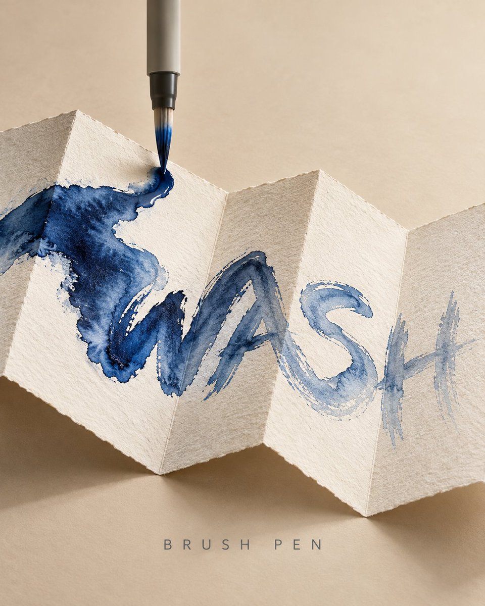 Product Marketing - Luxury Fountain Pen Ink Trace Poster - Image 2